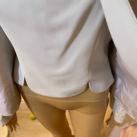 Albert Nipon Jacket & Matching sleeveless top Sz Sm. Clear Crystals on J… - Picture 4 of 15